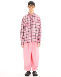 THE TALES - Washed Oversized Willow Check Shirt