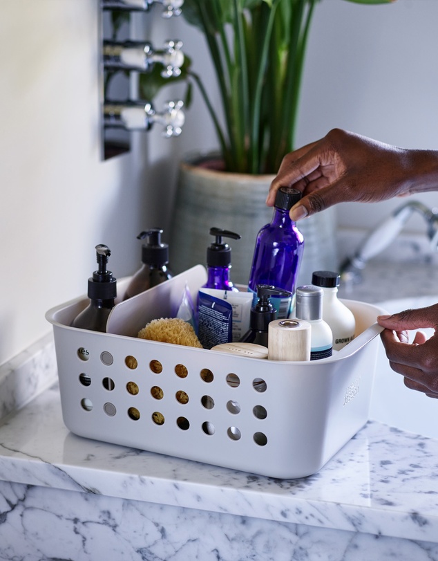 Joseph Joseph - EasyStore™ Large Bathroom Storage Basket (Ecru)