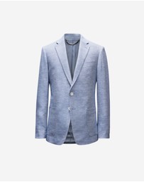 Calibre - Lyocell Linen Blazer Blue