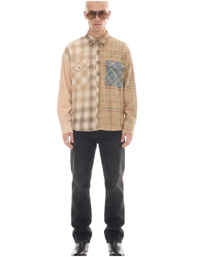 THE TALES - Half n Half Teddy Western Shirt