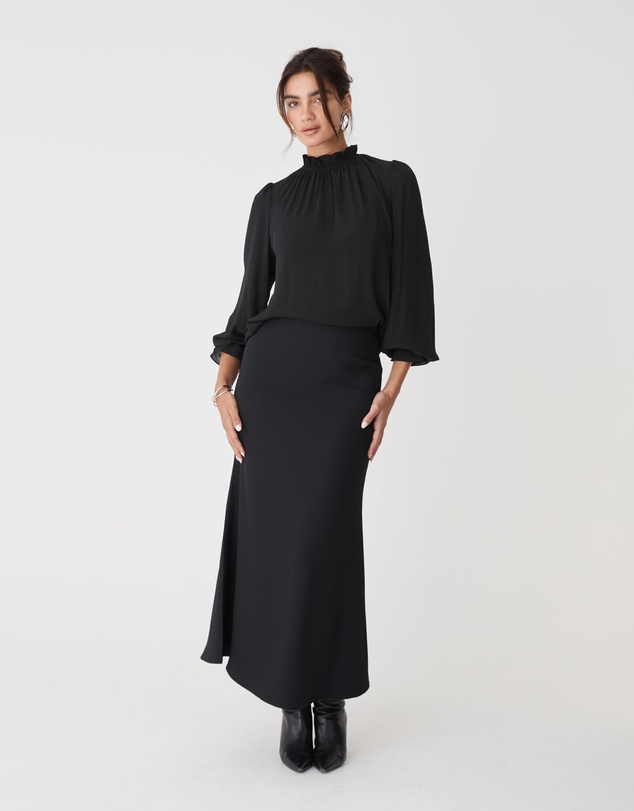 Forcast - Hailey Frill Neck Blouse