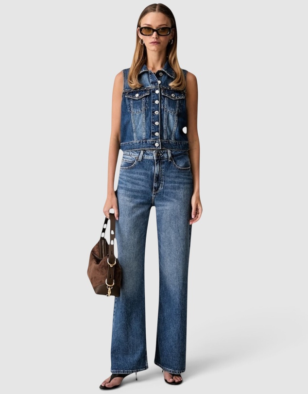 GUESS - High-Rise Easy Breathe Wide Leg Jeans