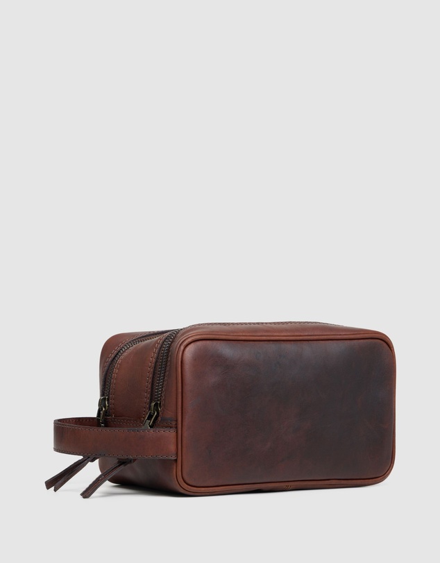 Oxford - Traveller Leather Wash Bag