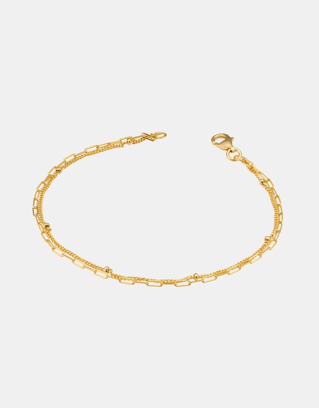 Zoe Olivia - 14K Gold Vermeil Double Chain Bracelet