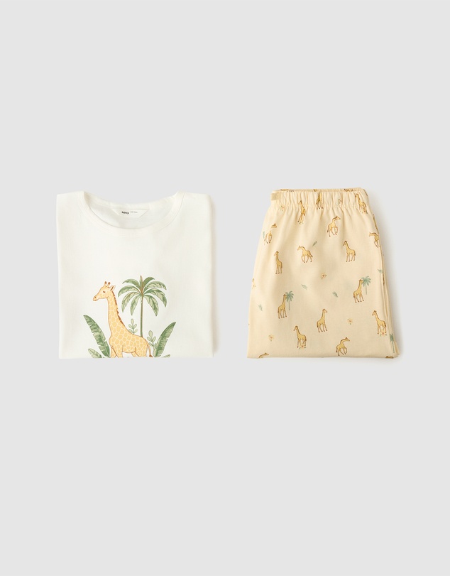 M.N.G - Giraffe Pyjama Set - Kids-Teens