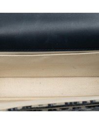 Pre-Loved by Azura Reborn - Pre-Loved Oblique Canvas CD Lock Chain Flap Crossbody