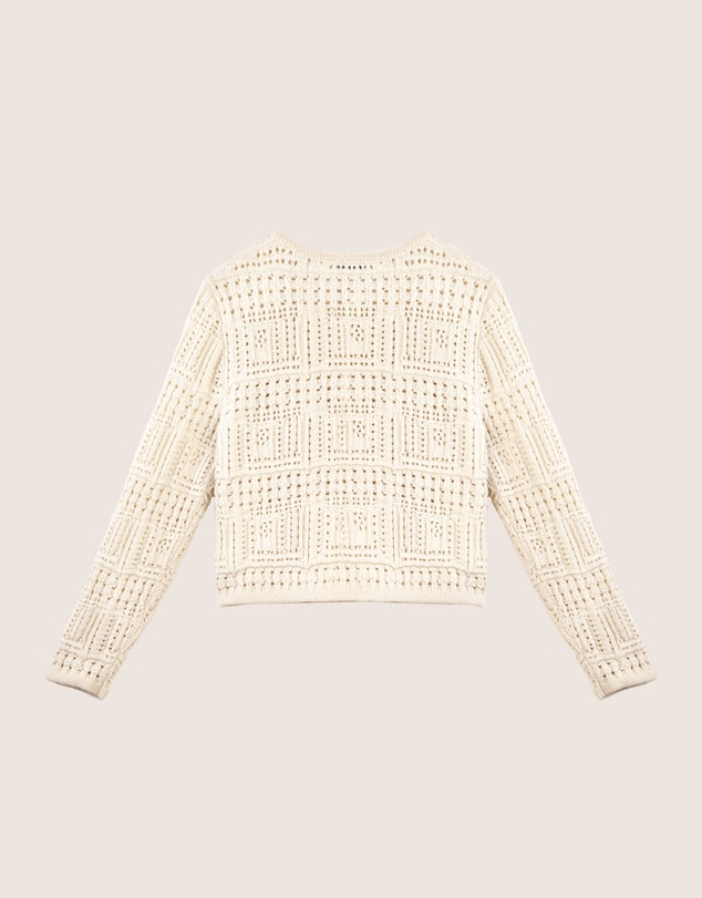 IDA+S - Thea Cashmere Crochet Cardigan