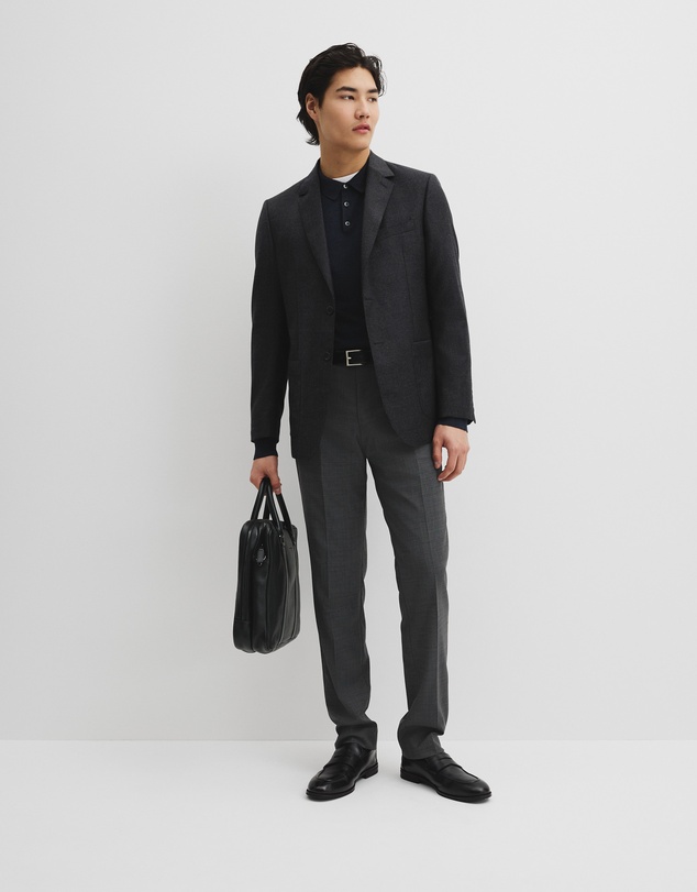 Country Road - Regular Fit Herringbone Wool Jacket