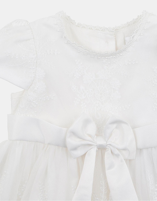 Bebe by Minihaha - Open Back Christening Dress - Babies