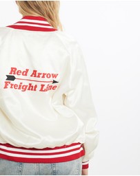 Vintage by The Real Deal - Pre Loved - Vintage 80s Satin Bomber Jacket