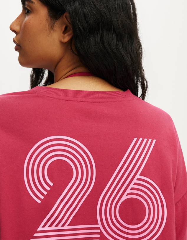 Cotton On Body Active - Active Mesh Cropped Graphic Tee