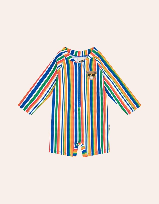 Huxbaby - Beach Hux Rainbow Ottoman Swimsuit - ICONIC EXCLUSIVE - Babies-Kids
