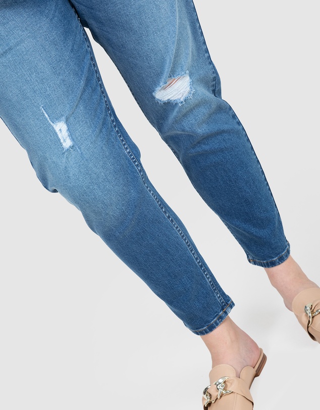 Love Your Wardrobe - Milly Distressed Stretch Jeans