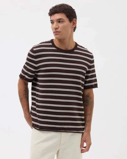 AERE - Organic Cotton Stripe Knit Tee