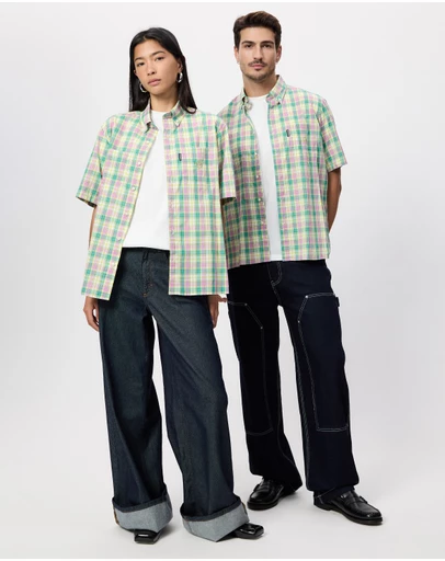 No Problemo - Alieno Embroidered SS Check Shirt