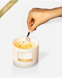 Mestige - Golden Orchid Scented Soy Candle 340g - Hidden Jewellery Embellished with crystals from Swarovski