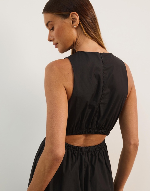 Atmos&Here - Isobel Cotton Poplin Midi Dress