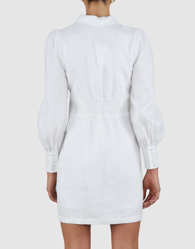 Amelius - Emmie Linen Mini Shirt Dress