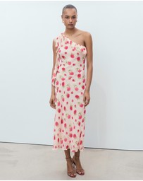 M.N.G - Rose Floral Ruffled Dress