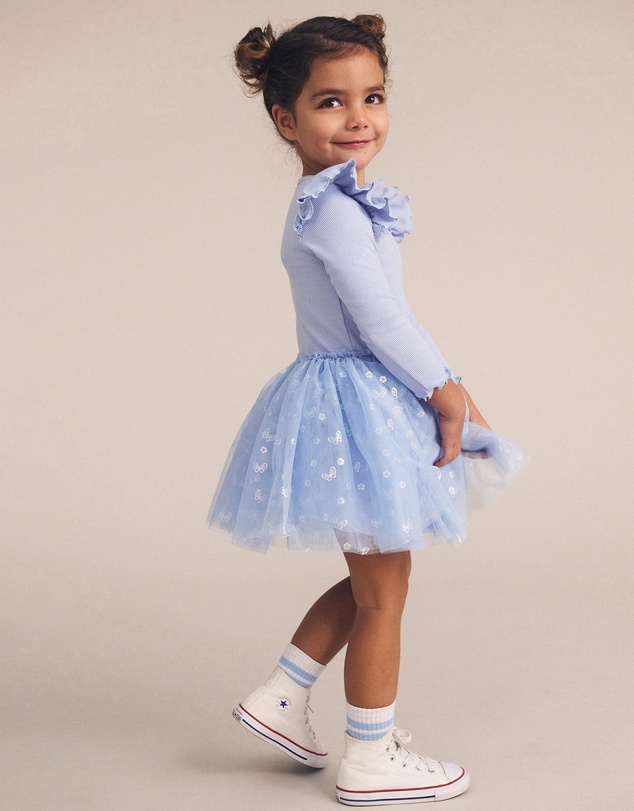 Huxbaby - Fly Away Ballet Rib Dress - Kids