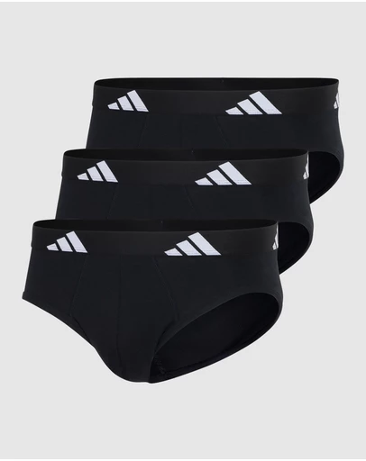 adidas Sportswear - 3 Pack Active Flex Cotton Brief Underwear