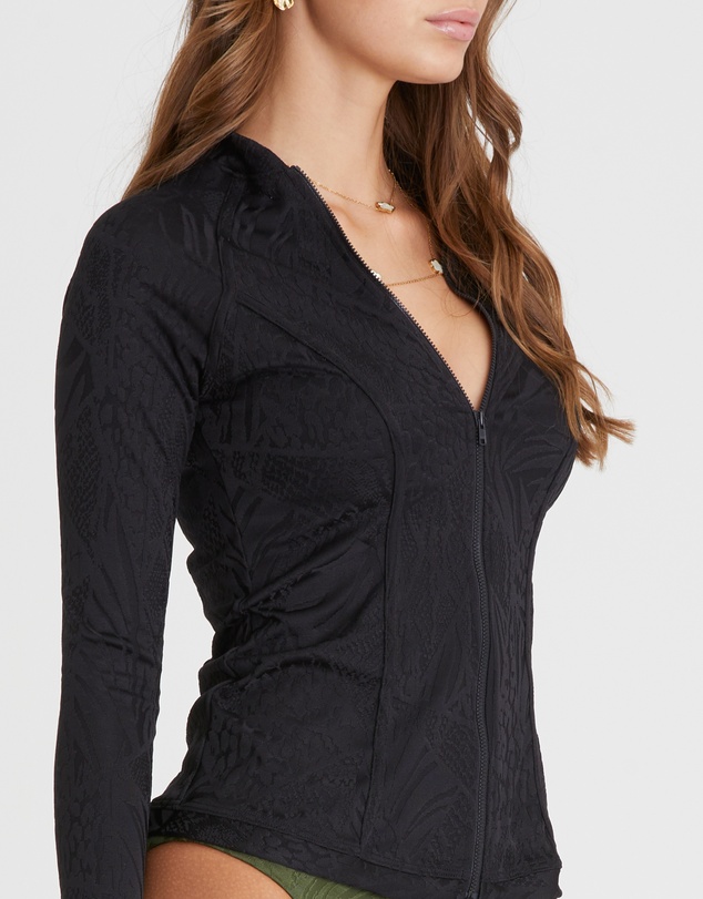 Aqua Blu Australia - Nero Lyla Rash Guard