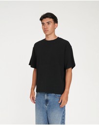 Huffer - Crop Waffle Sup Tee
