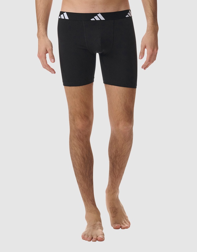 adidas Sportswear - 3 Pack Active Flex Cotton Boxer Brief Underwear