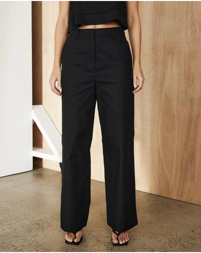 Atmos&Here - Arden Linen Blend Pants