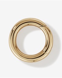 Michael Hill - Polished Circle Pendant Connector in 10k Yellow Gold