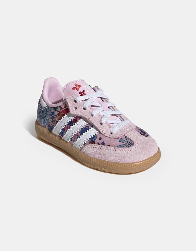 adidas Originals - Adidas Liberty London Samba OG Comfort Closure Elastic Lace Shoes - Babies