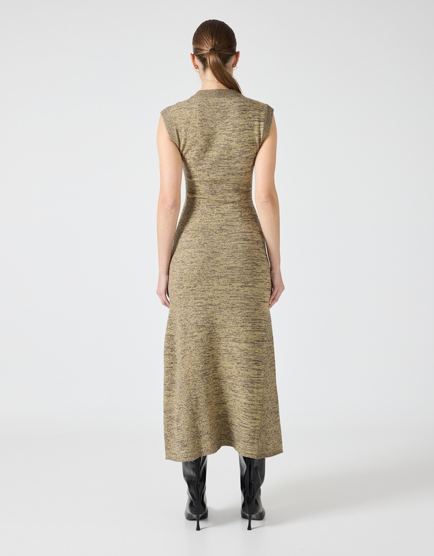 Third Form - Melange Knit Midi Dress
