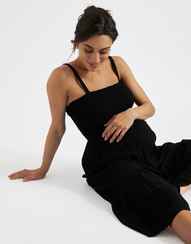 Ripe Maternity - Blair Shirred Dress