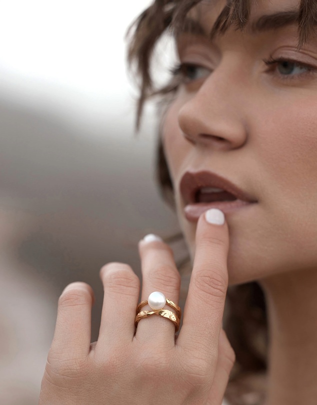 Native Sol - Isla Pearl Ring