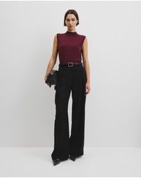 Country Road - Merino Mock Neck Knit