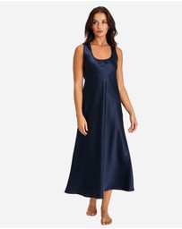 Love and Lustre - Mono Silk Long Nightdress