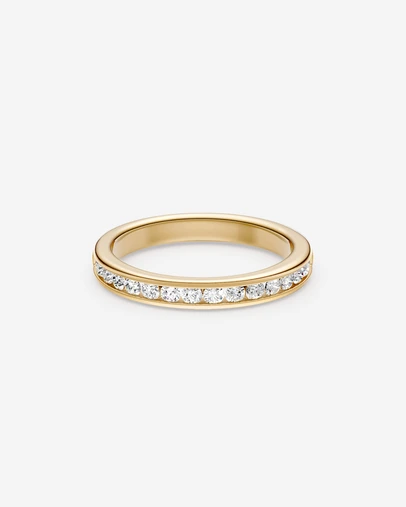 Michael Hill - 0.50 Carat TW Channel Set Diamond Wedding Ring in 14kt Yellow Gold