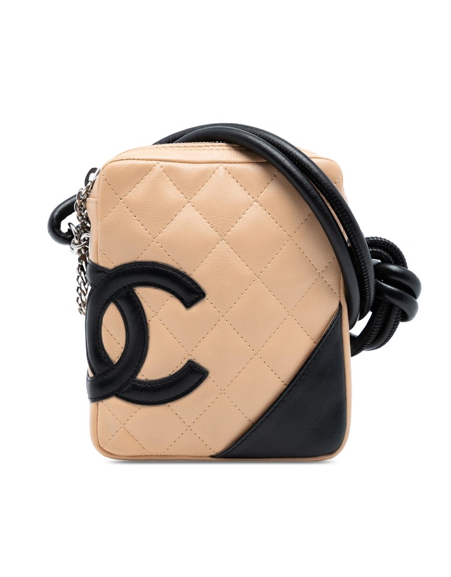 Pre-Loved by Azura Reborn - Pre-Loved Mini Lambskin Cambon Ligne Crossbody