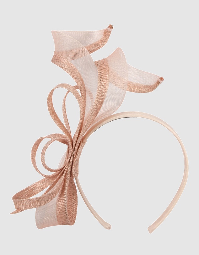 Max Alexander - Small Blush Sinamay Loops Fascinator
