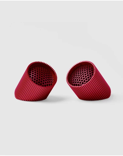 Lexon - Lexon Ray Set Of Magnetic Bluetooth Speakers - Red