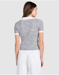 GUESS - Tweed Annabelle Sweater Top