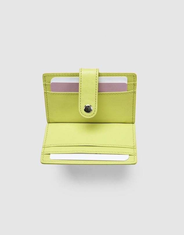 Globite - Leather RFID Card Holder Snap Button