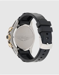 Aston Martin - HLC Chronograph Solar Black Silicone Strap Watch