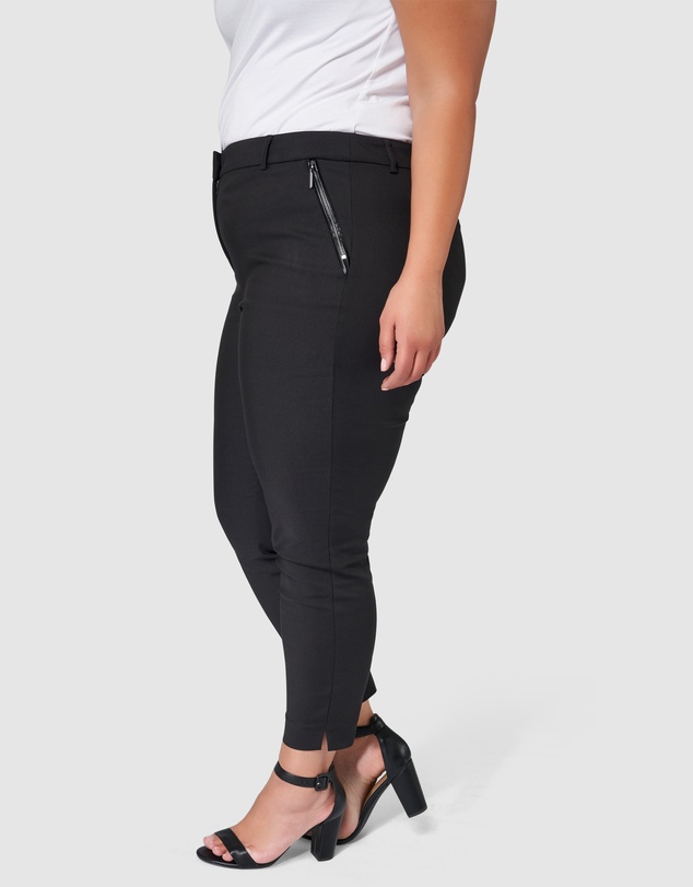 Something 4 Olivia - Pascale Zip Detail Pants