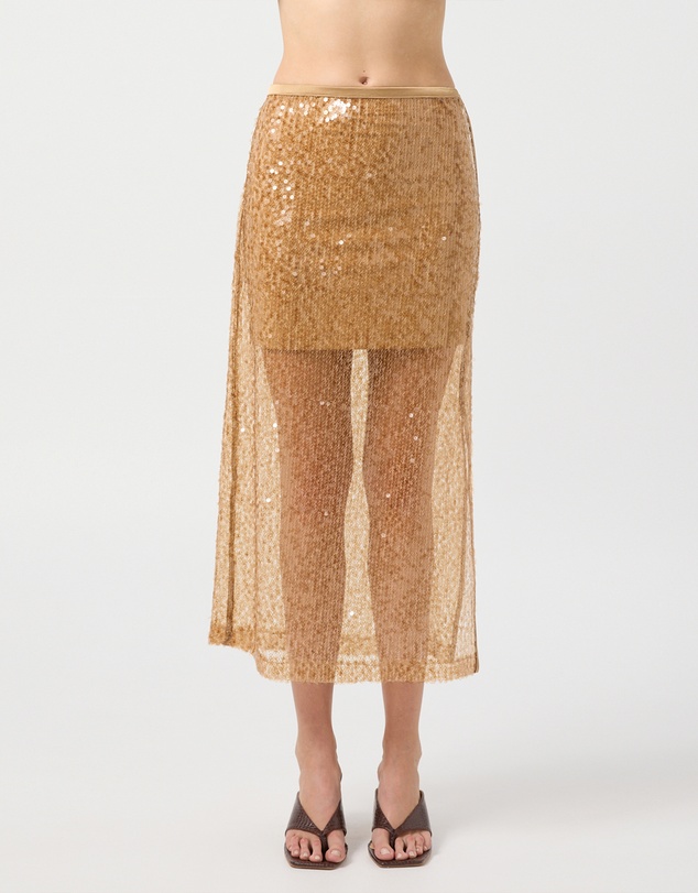 Third Form - Reflection Sequin Midi Skirt