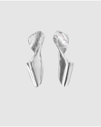 Kitte - Flow Earrings - Silver