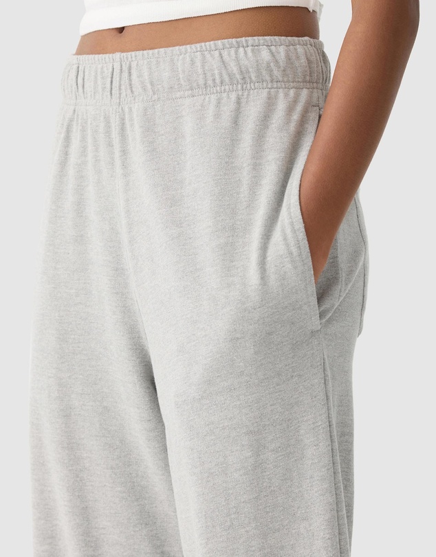 Bassike - Wide Leg French Terry Pants
