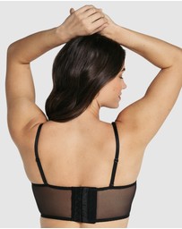 Leonisa - Milan Sheer Lace Wired Longline Bra