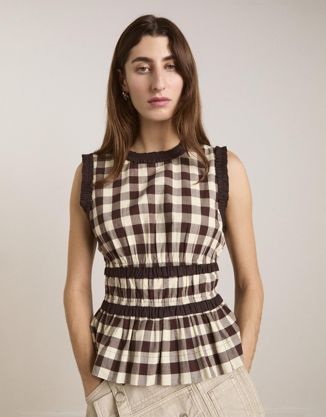 Damson Madder - Everly Ruffle Blouse