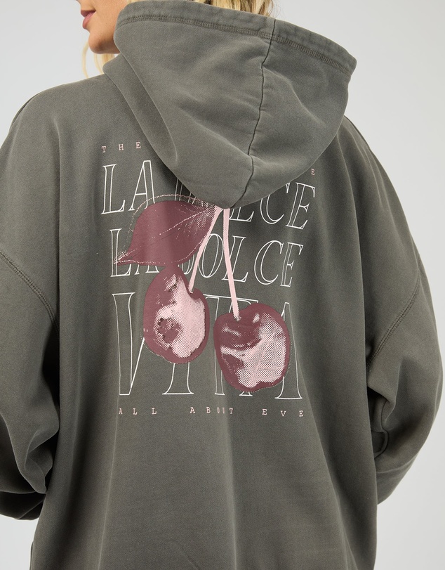 All About Eve - Dolce Relaxed Hoodie Charcoal